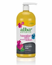 Alba Botanica Hawaiian Detox Renewing Lotion- Anti-Pollution Volcanic Clay- Yell - £35.27 GBP