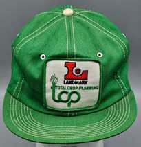 Vintage Landmark Total Crop Green Farmers/Trucker Snapback Hat/Cap, K-PRODUCTS - £18.24 GBP