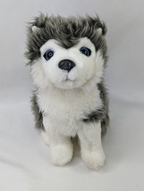 Hallmark Gray Husky Wolf Plush 6 Inch Stuffed Animal Toy - £7.37 GBP