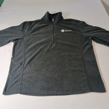 Shipt Gray 1/4 Zip Men's Employee Pocket Logo Hoodie Sweatshirt Jacket Size L image 7