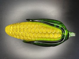 Large Art Glass Country Kitchen Corn On Cobb  - £6.21 GBP