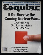 Esquire Magazine March 1982 - Survive The Nuclear War - Fashion Models B34:1252 - £8.90 GBP