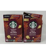 Starbucks Fall Blend Flavored Keurig Coffee K-Cup Pods 20 ct 2/2024 BOX DAMAGED - $19.79