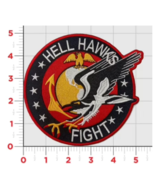 MARINE CORPS VMF-213 HELL HAWKS WWII SQUADRON HOOK &amp; LOOP EMBROIDERED PATCH - $39.99