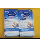2X  NEW   Hylands Baby Nighttime Mucus + Cold Relief 4 Oz Ages 6 Months+  - £7.00 GBP