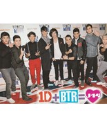 One Direction Big Time Rush Victoria Justice teen magazine pinup clippin... - $3.50
