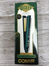 Conair 1” Hair Straightner, Limited Edition Wicked Green Flat Iron New/Open - $18.71