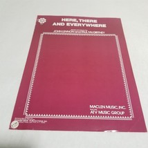 Here, There And Everywhere by John Lennon and Paul McCartney Sheet Music 1966 - £8.49 GBP