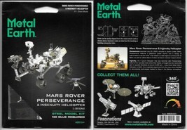 Mars Space Program Rover Perseverance and Helicopter Metal Earth Steel Model Kit - £18.20 GBP