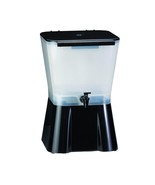 TableCraft H953 3-Gallon Beverage Dispenser Black And Clear - $76.99