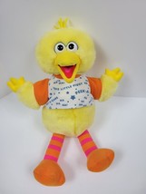Vtg 1996 Tyco Sesame Street Play Time Big Bird Talking Peek-a-Boo 16&quot; Plush - $19.34