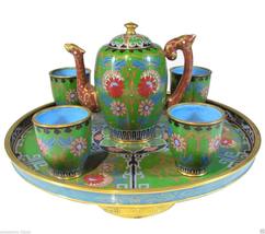 Chinese Cloisonne Tea Set - £595.91 GBP