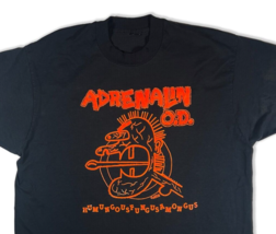 Adrenalin O.D. 80&#39;s NJ Punk Band, Original 1987 Tour T-Shirt, from DC Space Show - £1,138.99 GBP
