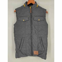 Timeless Elements for McDonald&#39;s Puffer Vest Adult XS Gray Full Zip - $31.36