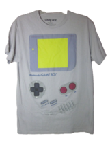 Nintendo Gameboy Gray T-shirt Medium Short Sleeve 100% Cotton 2017 - £7.07 GBP
