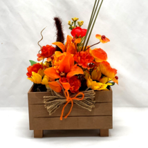 Fall Floral Arrangement Artificial Flowers Autumn Table Decor Thanksgiving - £23.32 GBP