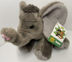 WILD REPUBLIC Plush African Elephant Cuddlekins Tag Has Wear New 10in with Tail - £7.41 GBP