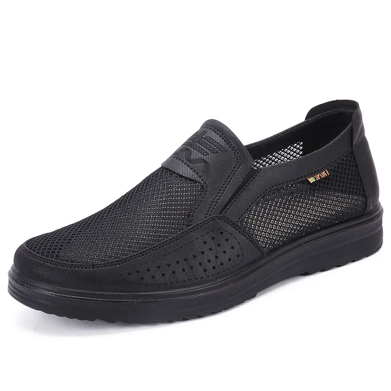 Fashion 2023 New Men Sneakers Large Sizes 38-48 Soft Lightweight  Slip-On Flats  - £59.53 GBP