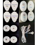 ELECTRODE LEAD CABLE (3.5mm Plug) +4LG +4SM OVAL +4SM PADS FOR DIGITAL M... - $17.70