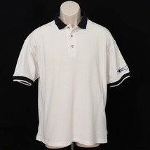 The Diamond Aviation Group Mens VTG Polo Shirt L Large White Aircraft Company - £26.61 GBP