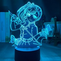 Anime Demon Slayer LED Acrylic Night Light Kana Figure No Yaiba Gift - £19.58 GBP