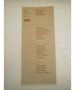 OLDER AMTRAK TIMETABLES- CHICAGO-TEXAS/LOUISIANA- 1978- NEW- H1 - €3,19 EUR