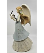 Foundations Karen Hahn Glitter Angel Enesco Nature Is The Art Of God Lar... - $1,554.66 MXN