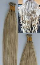 18&quot;,22&quot; 100grs,125s,I Tip (Stick Tip) Fusion Remy Human Hair Extensions #18/613 - £85.62 GBP+