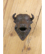 1 WALL MOUNT BUFFALO KEY HOOKS WALL HOME DECOR CABIN CAST IRON BISON COU... - €11,93 EUR