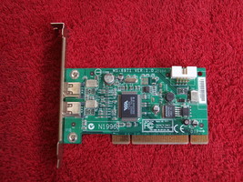 PCI Fire Wire Controller MSI MS-6971 Ver 1.0 32bit 400 Mb/s  PC Card - £7.00 GBP
