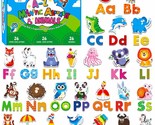 78 Magnetic Alphabet, 26 Uppercase, 26 Lowercase Letters &amp; 26 Object Pat... - $31.99