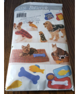 4226 Butterick Dog Pet Coat / Jacket Beds Toys Sizes XSmall Small Medium... - £5.45 GBP