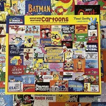 White Mountan 1000 Puzzle Saturday Morning Cartoons Charlie Girard Complete - $26.20