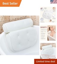 Luxurious Waterproof Bath Pillow with Suction Cups for Spa-like Relaxation - $55.50