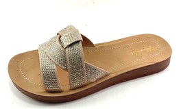 Meraki by Makers Cindy-1 Flat Slip On Embellished Sandal Choose Sz/Color - $44.99