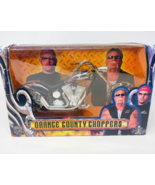 Orange County Choppers OCC Iron Legends Diecast Motorcycle Silver Flames - $919.46 MXN