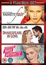 Shakespeare In Love/Marie Antoinette/Vanity Fair DVD (2009) Kirsten Dunst, Pre-O - £14.02 GBP