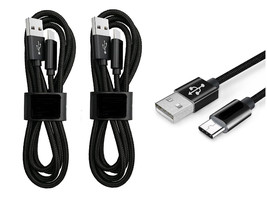2x 3ft USB Cable Charger Type C USB 3.1 for BlackBerry KEYone DTEK70 Mercury - £14.38 GBP