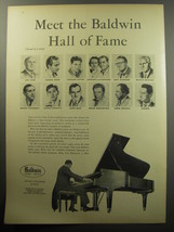 1957 Baldwin Pianos Ad - Meet the Baldwin Hall of Fame (second of a series) - $18.49