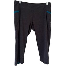 Patagonia Womens Capri Leggings Grey M Outdoors Hiking Gorpcore Athleisu... - $17.99