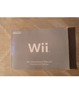 Nintendo Wii Operations Manual Channels &amp; Settings 2009 Paperback Gray... - £5.43 GBP