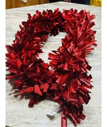 6ft. 6”W Christmas Tinsel Garland Metallic Tinsel Twist Garland Glitter ... - $52.80 CAD