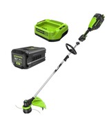 Greenworks 80V 16&quot; Brushless Cordless String Trimmer, 2.0Ah Battery and ... - $19,243.68 MXN