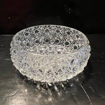Vintage Clear Buttons &amp; Bows Glass Candy Dish - £11.90 GBP