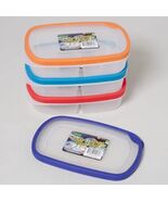 Rectangular Two Section Plastic Food Container Case Pack 48 - €62,81 EUR