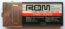 Casio Rom Pack: Family Songs For Many Pt, Mt, Ct, Sk, Dh, Rom Pack Keyboards - £31.14 GBP