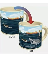 SHARK! Heat Activated Mug Unemployed Philosopher’s Club 2015 Coffee Tea - $20.56