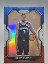 2020-21 Panini Prizm Kevin Durant Brooklyn Nets #81 Red White And Blue Refractor - £7.62 GBP
