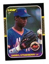 1987 Leaf #68 Darryl Strawberry New York Mets - £2.24 GBP