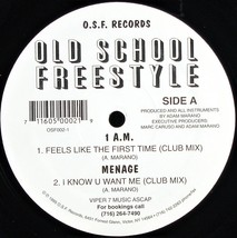 1 A.M. / Manage &quot;Old School Freestyle&quot; 1995 Vinyl 12&quot; Single OSF002 ~Rare~ Htf - £144.22 GBP